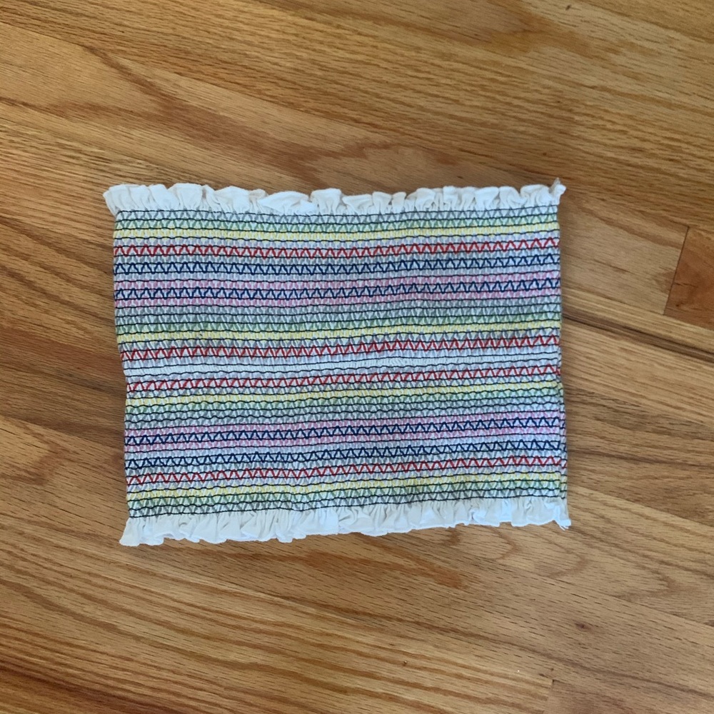 Rainbow tube top